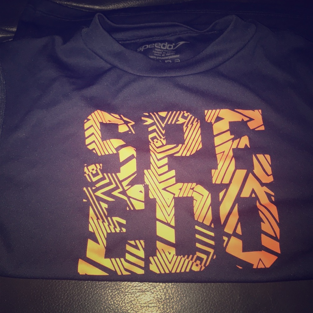 Long sleeve swim shirt by Speedo
